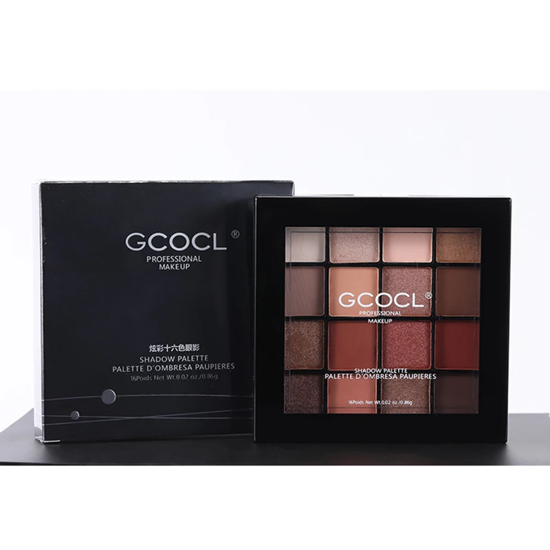 2019 палитра теней для век 16 цветов водостойкие матовые жемчужные тени век| |