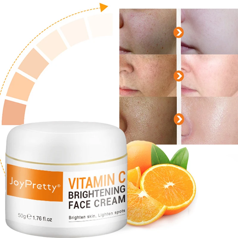 

50 мл крем для лица Витамин С крем для удаления темных пятен уход за лицом; Отбеливание увлажняющий антивозрастной укрепляющий уход за кожей ...
