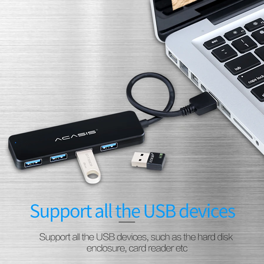 Usb-хаб 2 0 мульти usb-хаб USB Высокоскоростной разветвитель 4 порта Hab все в одном для
