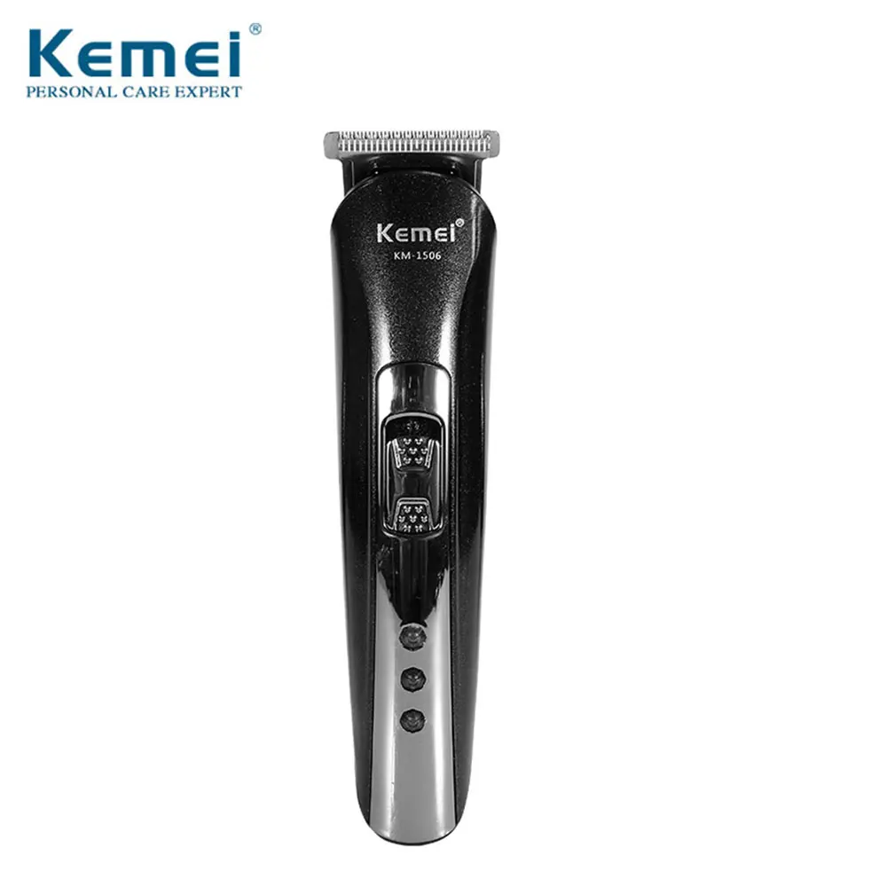 KEMEI аккумуляторная машинка для стрижки волос триммер бороды набор мужской
