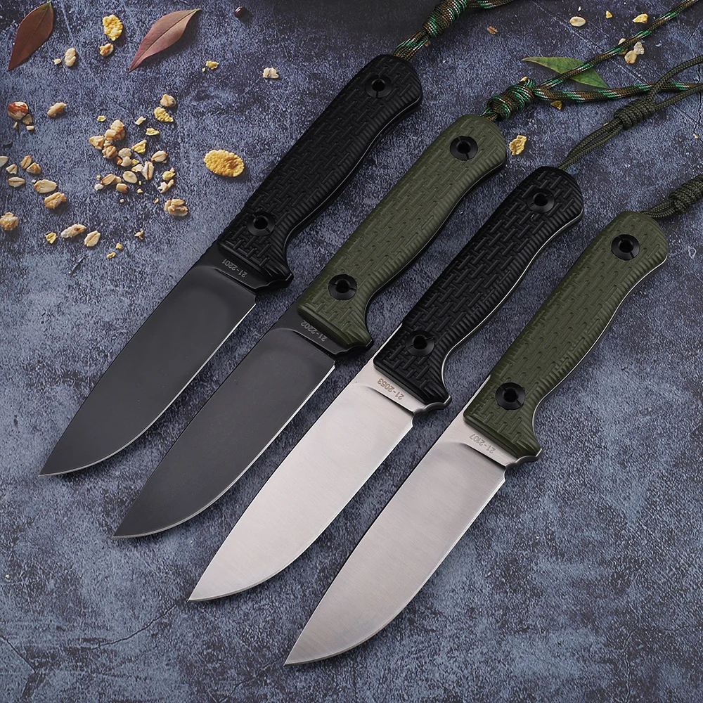 

High Hardness Pohl Fixed Blade Knife 7CR17MOV Blade G10 Handle Outdoor Camping Hunting Climbing Fishing Knife EDC Tool Sheath