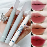 waterproof 6 colors velvet matte lip gloss long lasting non fade moisturizing easy to wear liquid lipsticks cosmetics makeup