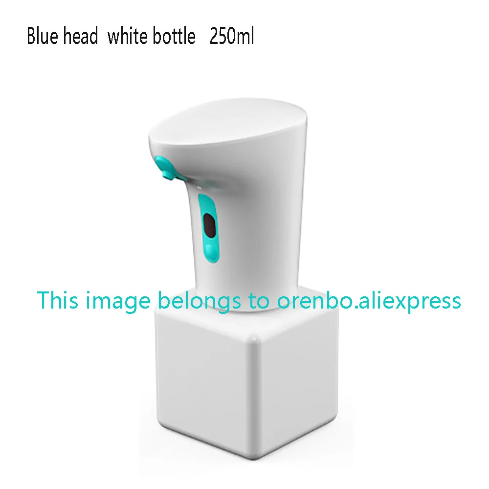 Blue white 250ml Xiaom эко-система бренд Lebath Авто индукционный пенопласт мыло диспенсер ручная шайба портативная бутылка для мыла AA батарея 250/450 мл емкость - Цвет: Blue white 250ml