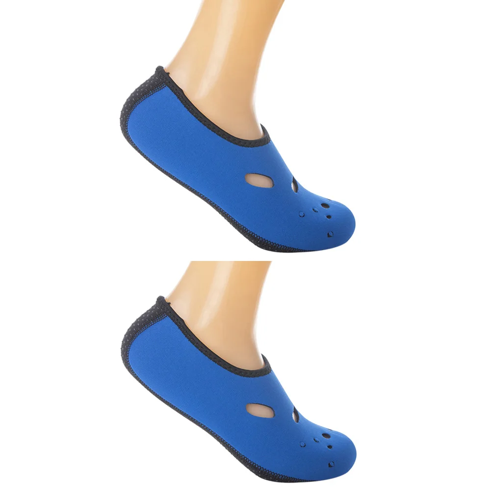 

1 Pair Water Socks Freely Nylon 3mm Low Cut Snorkeling Water Shoes Yoga Exercise Socks HB88