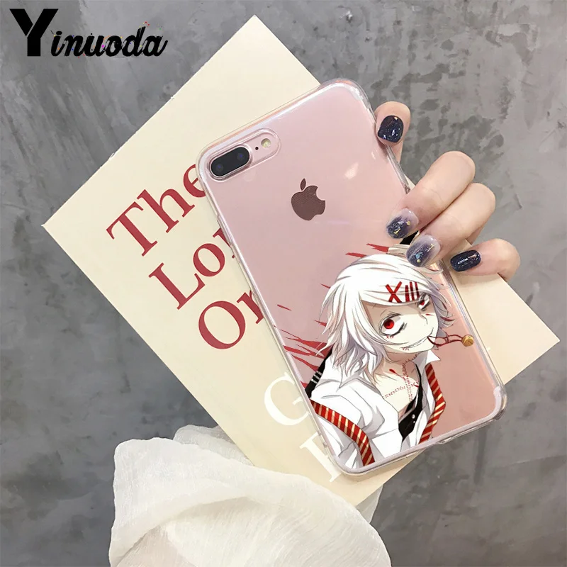 Yinuoda аниме JUUZOU SUZUYA Tokyo Ghouls очаровательный чехол накладка для телефона Apple iPhone 8 7 6 6S