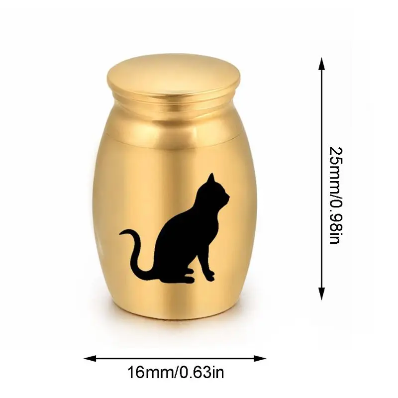 Pet Cremation Ashes Urn Metal Memorial Keepsake Casket Dog Cat Resting Place Storage Box | Дом и сад