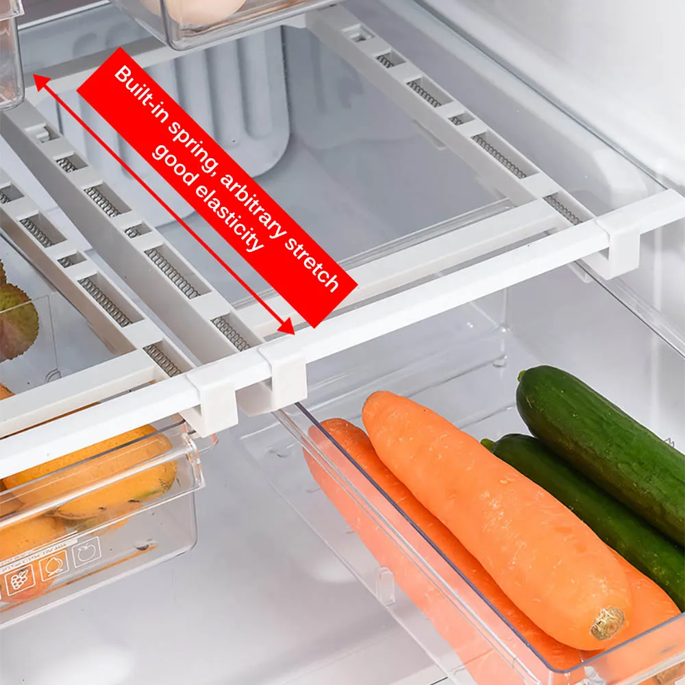 

New Drawer Type Transparent Food Fresh Storage Box Refrigerator Food Container Egg Storage Drawer Organizer Home Practical