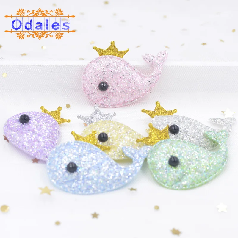 Блестящие нашивки в виде рыбок 24 шт. украшения для свадьбы Кит Аппликации товары