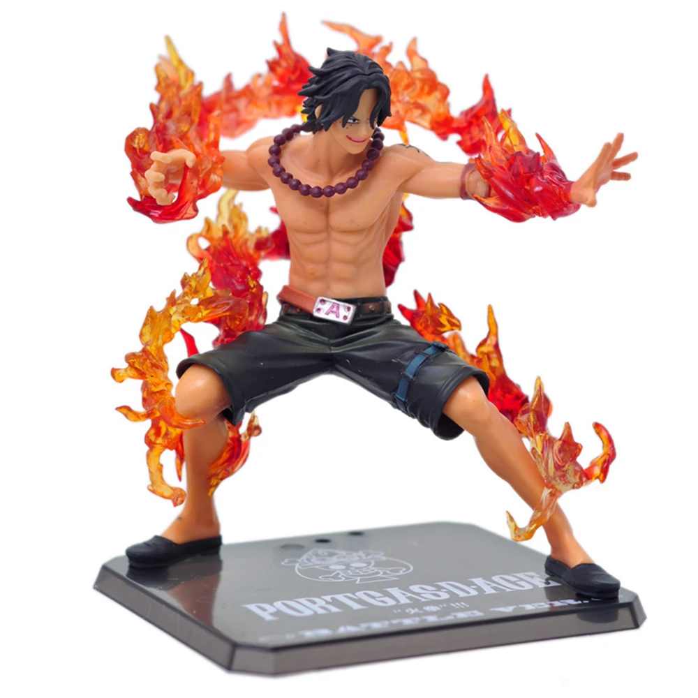 Аниме экшн one piece Portgas D кукла Ace первый Эйс в огне Боевая резиновая соломенная