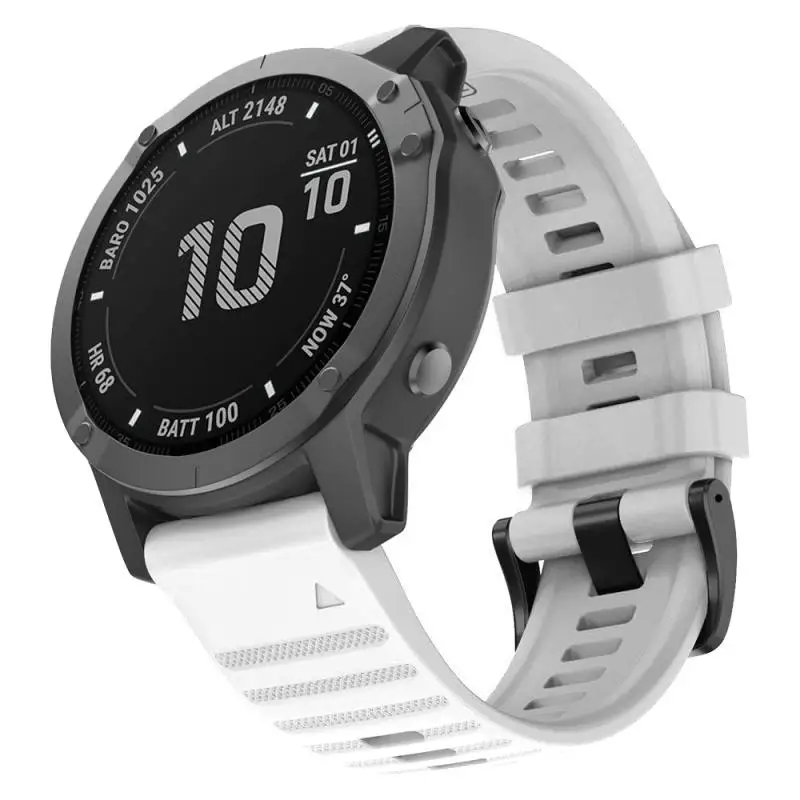 Ремешок силиконовый для наручных часов Garmin Fenix 6X 6 Pro 22 мм|Смарт-аксессуары| |