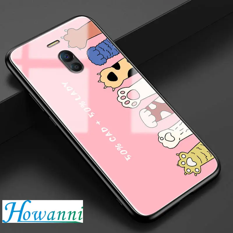 Чехол-накладка для Meizu M5 Note M6 M5S M6S E3 16 15 Plus 16X 16XS из закаленного стекла | Мобильные