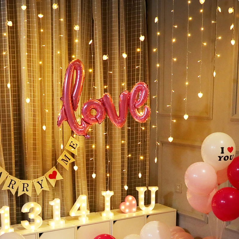 СВЕТОДИОДНАЯ Гирлянда в виде снежинок/звезд/сердец 10 метров|Светодиодная лента| |