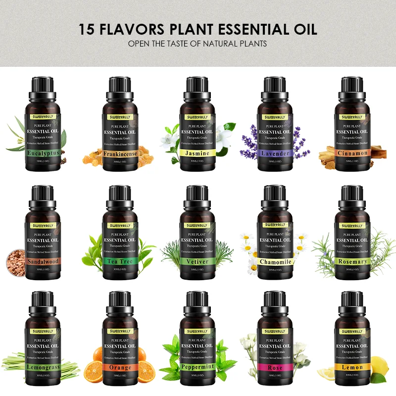 Сладкий 30 мл чистые эфирные масла массажный увлажнитель чайное дерево Лаванда