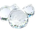 Хрустальная граненая люстра высокого качества 60 мм K9, стеклянная сфера с подвеской в виде шара, для свадьбы и фэншуй, подвесные солнечные светильники, искусственное украшение