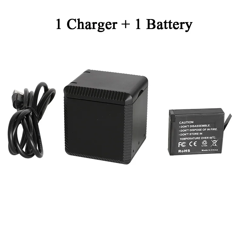 1 Charger 1Battery 3-полосный светодиодный зарядное устройство для Insta 360 One X 3 Аккумуляторный блок зарядный кабель type-C для Insta360 набор аксессуаров для камеры One X - Цвет: 1 Charger 1Battery