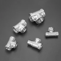 stainless steel pipe fittings tee 1 2 bsp female male thread water pipe butt angle valve water heating fittings