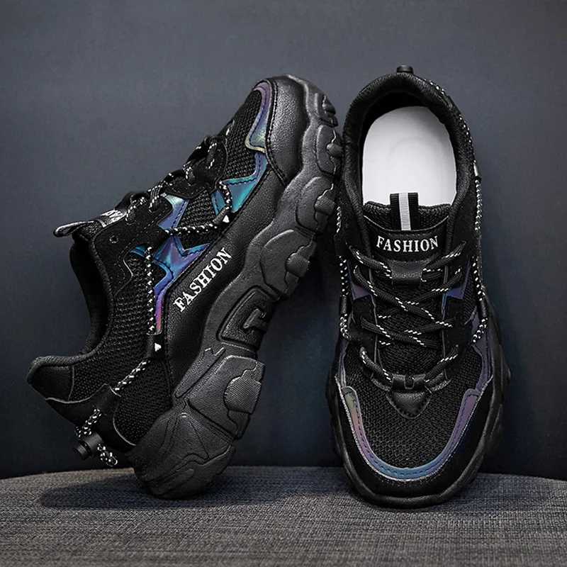 Женские массивные кроссовки Вулканизированная подошва классические