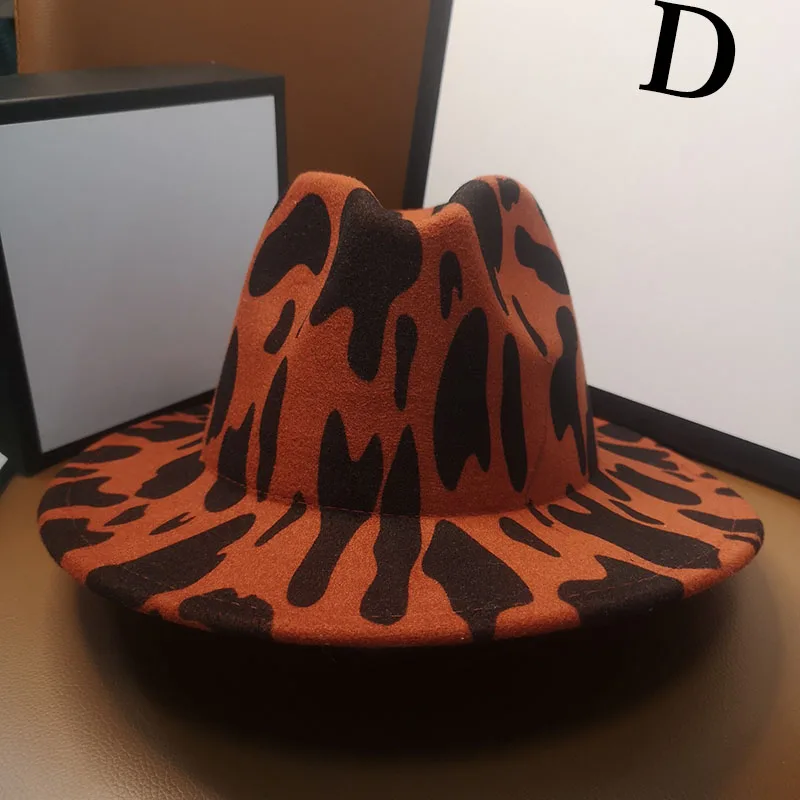 Фетровая шляпа HT268 женская утолщенная двухсторонняя ковбойская Панама с