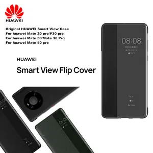 original huawei smart view cover phone protection cover for mate 3030 promate 4040 promate 40 pro plus flip case auto sleep free global shipping