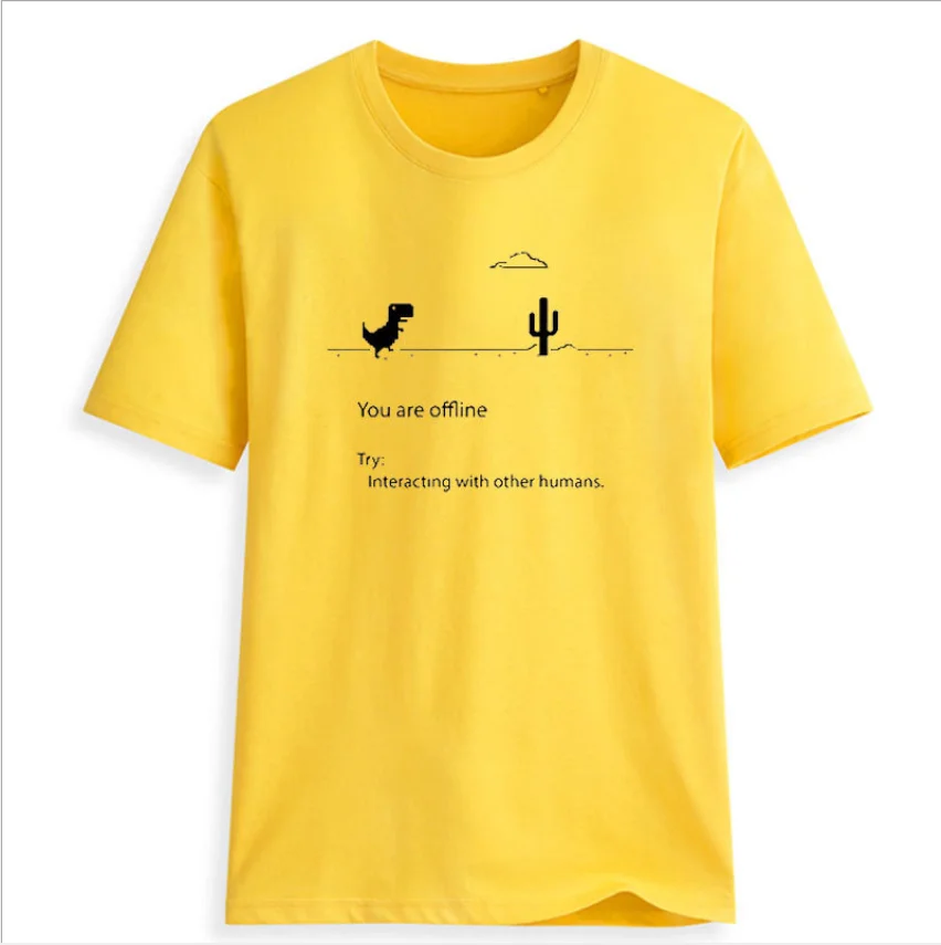 

2021 Sunmmer Men Dino Tshirt Male Summer Loose Funny T-Shirt Tee Shirt Men You Print Dinosaur T Shirt