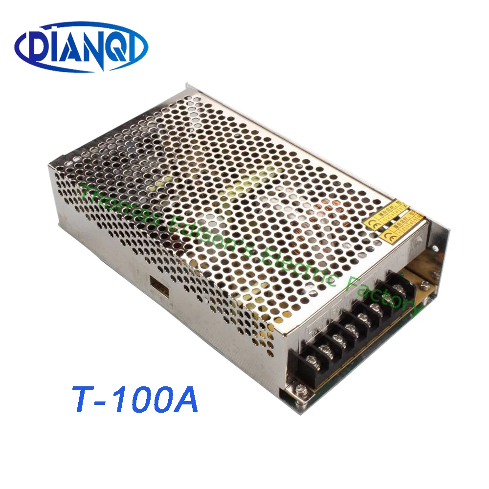 

Triple output power supply 100w 5V 10A, 15V 2.5A, -15V 1A power suply T-100A ac dc converter good quality
