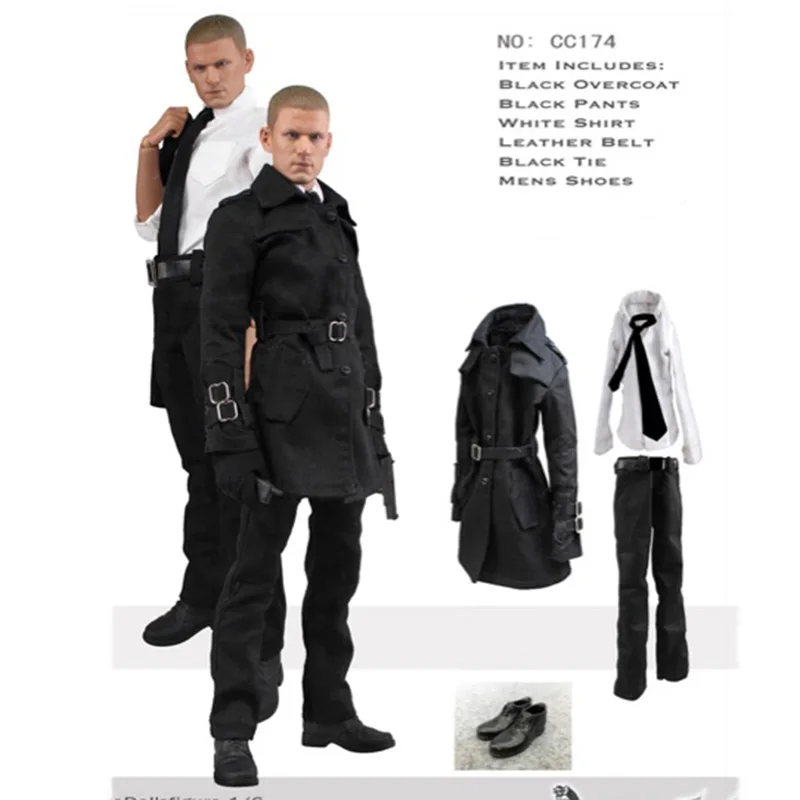 

1/6 Male clothing set 1/6 Scale Prison Break Movie Michael J Scofield prison Clothing set for 12 inches Man Action Figure