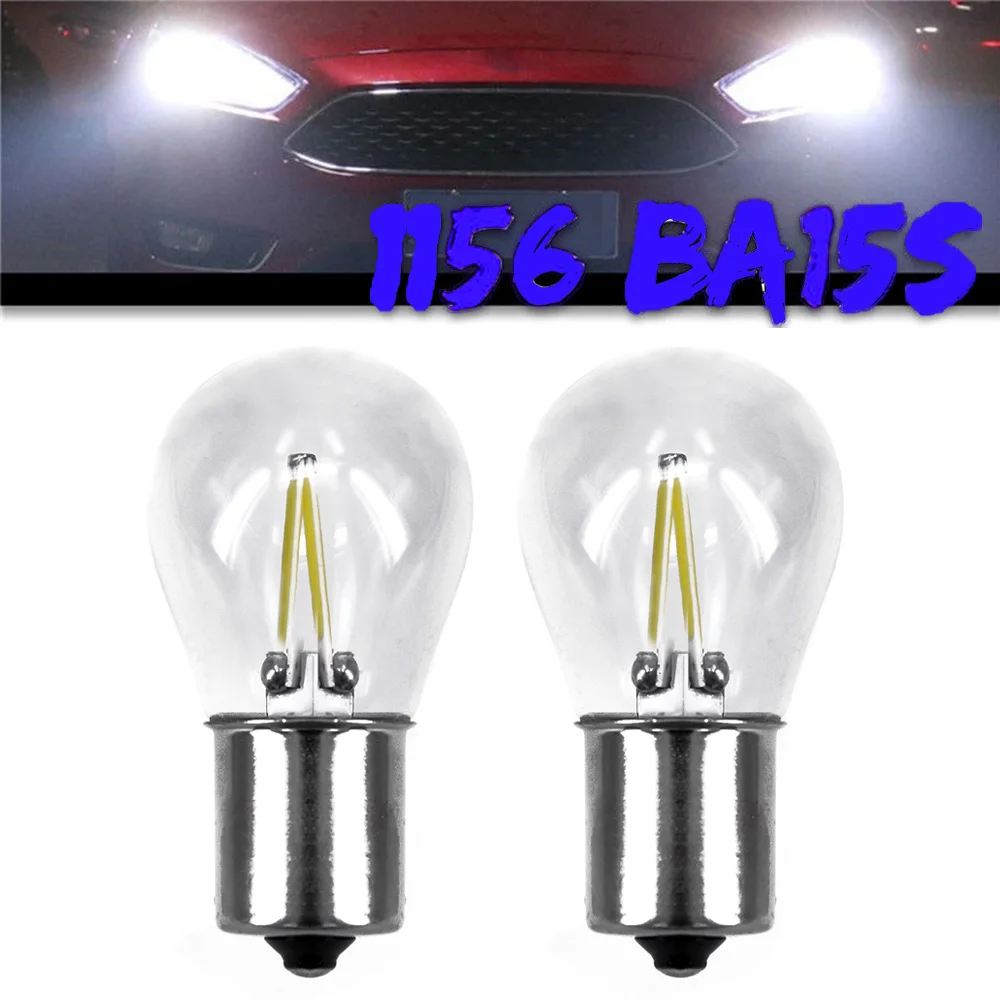 

Turn Signal Reverse Brake Bulb Brake Stop Lamp Signal 1156 2pcs Automotive