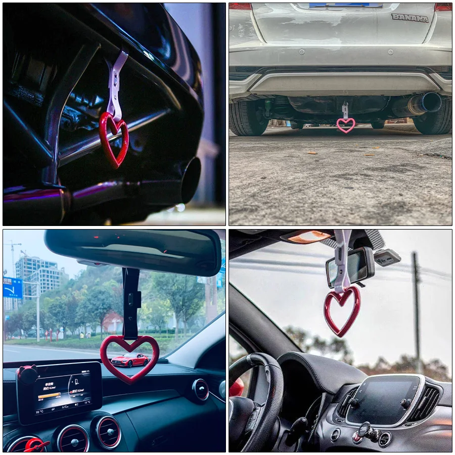 JDM ручка для поезда автобуса ручной ремешок кольцо дрифта в форме сердца