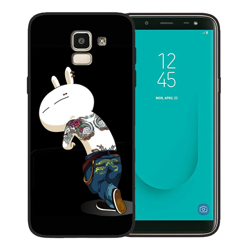 Чехол для девушек с татуировкой Samsung Galaxy J3 J5 J7 J4 J6 J8 S11 S11E S10 S8 S6 S7 S9 Plus мягкий