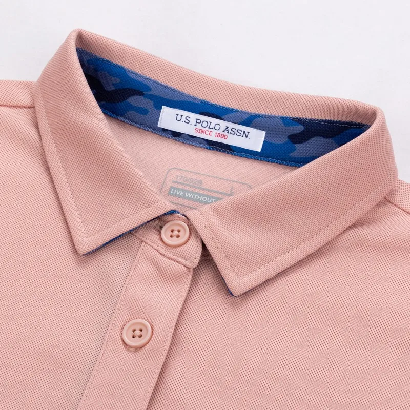 U.S. Polo Assn. Женская крутая и гладкая футболка с коротким рукавом летняя деловая