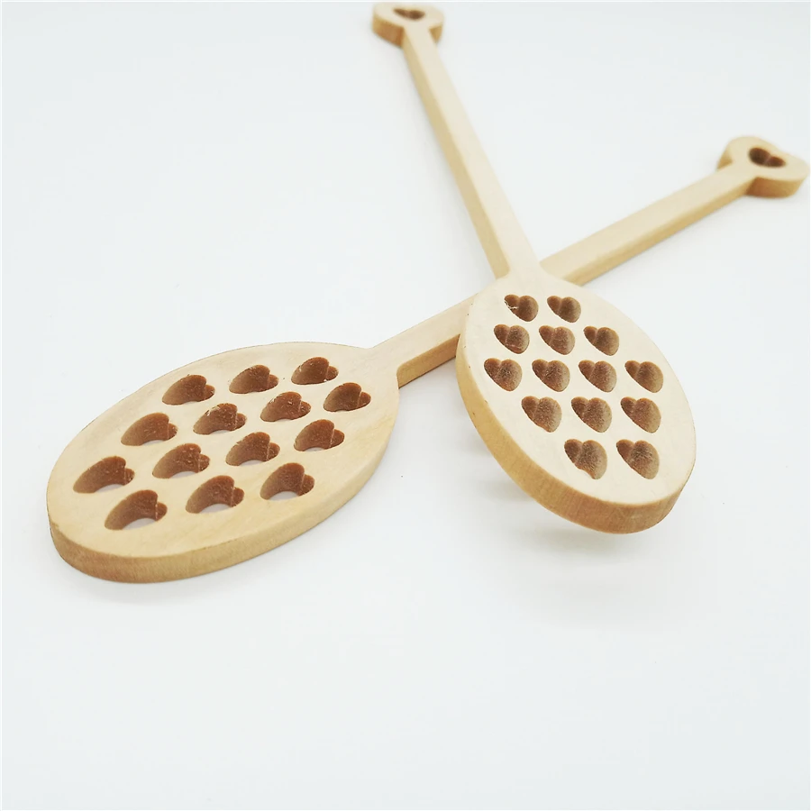 50 pcs Hollow Out Wooden Wood Honey Dipper Sticks, Honey spoon, Server for Honey Jar Dispense Drizzle Honey, Wedding Party Favor