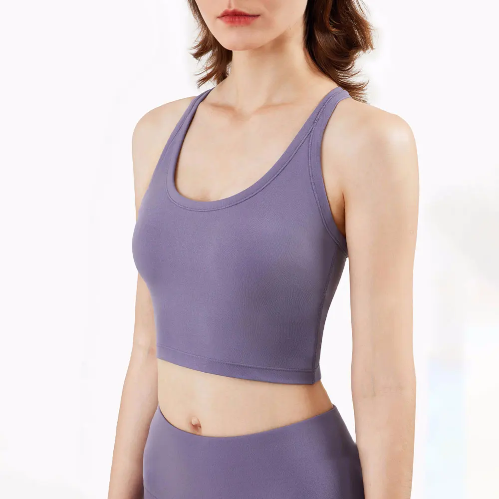 

Спортивный топ Для женщин пуш-ап тренировки однотонный спортивный бюстгальтер высокого Поддержка Профессиональный майка для фитнеса и йог...