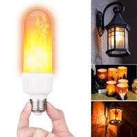 e27 led dynamic flame effect light bulb 12w multiple mode corn lamp decorative lights for bar home yard decor dropshipping sale