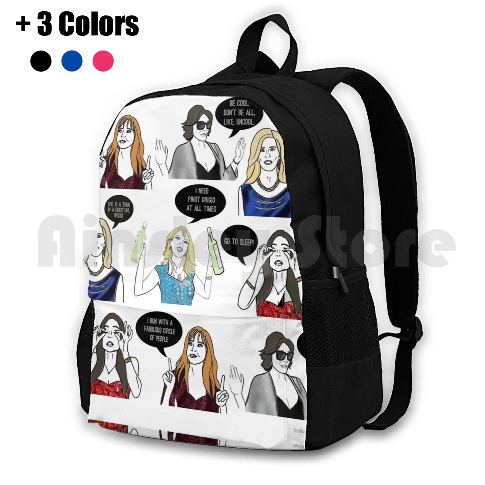 

Original New Yorkers Outdoor Hiking Backpack Riding Climbing Sports Bag Katsillustration Womens Rhony New York New Yorkers Real