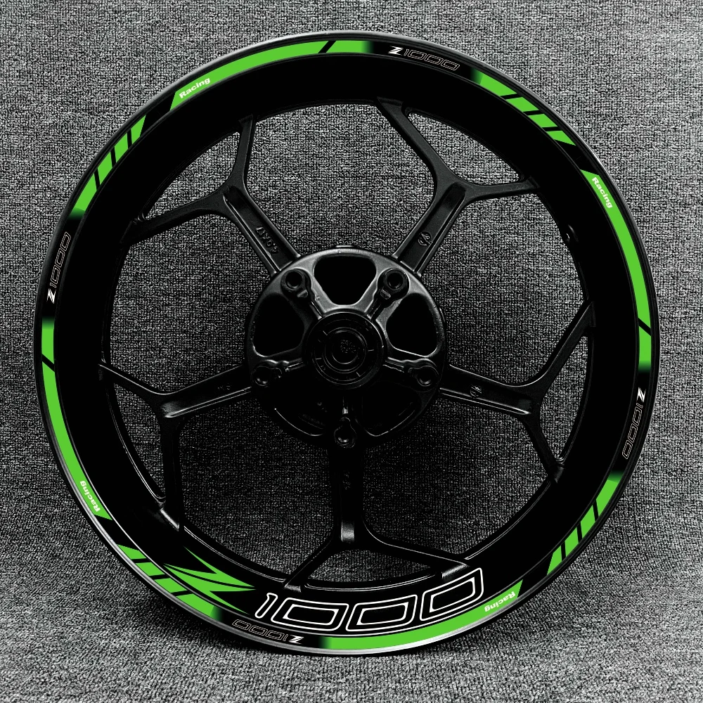 Полный комплект для Kawasaki Z1000 наклейка с логотипом обода мотоцикла декоративная