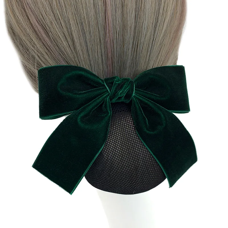 Заколка для волос в корейском ретро-стиле с большим бантом и жемчужинами |