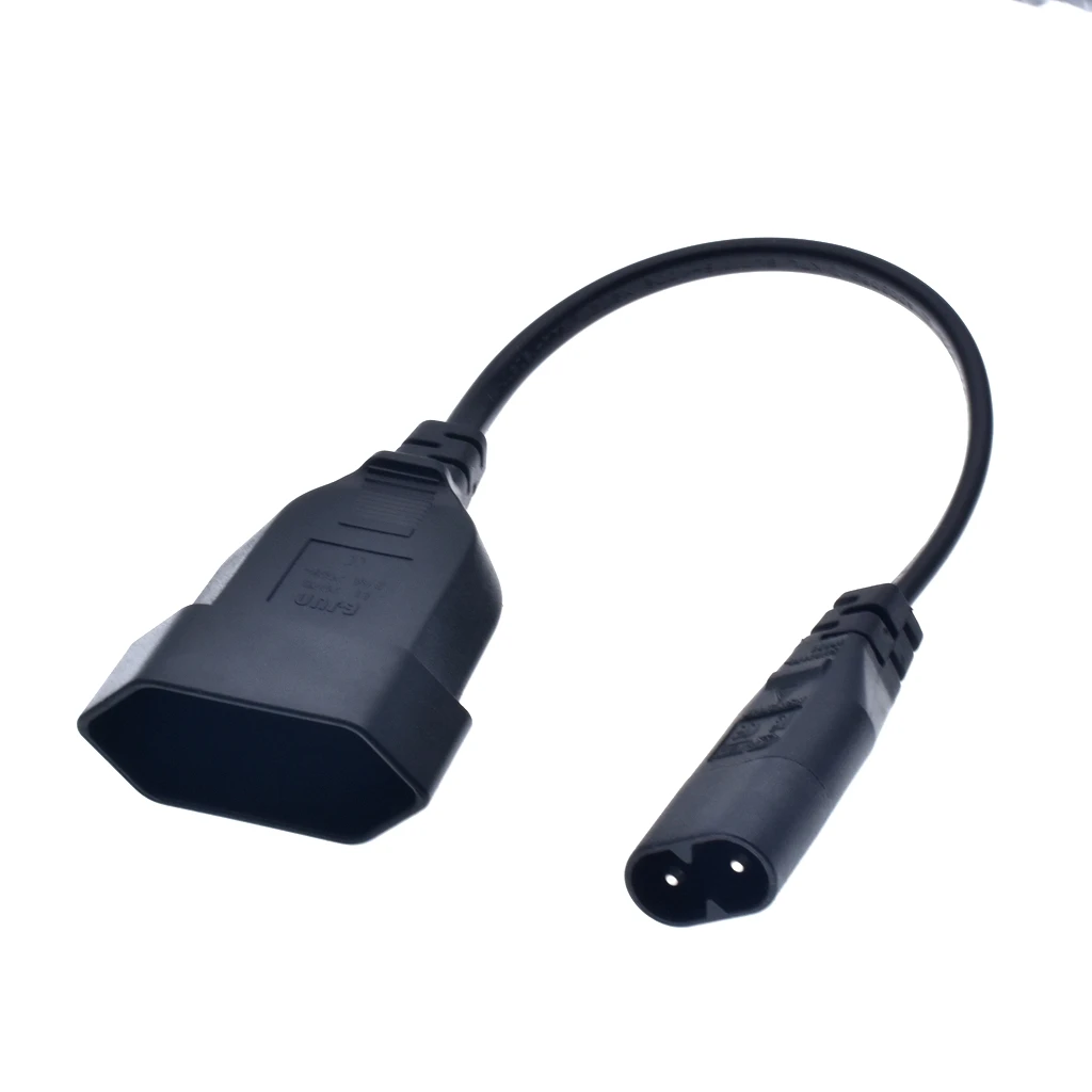 IEC320 C8 мужской Европу CEE7/16 гнездового разъема Мощность мм удлиняющий кабель для