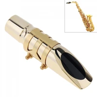 saxophone mouthpiece professional gold plated metal alto saxophone mouthpiece 6 for playing the classical music
