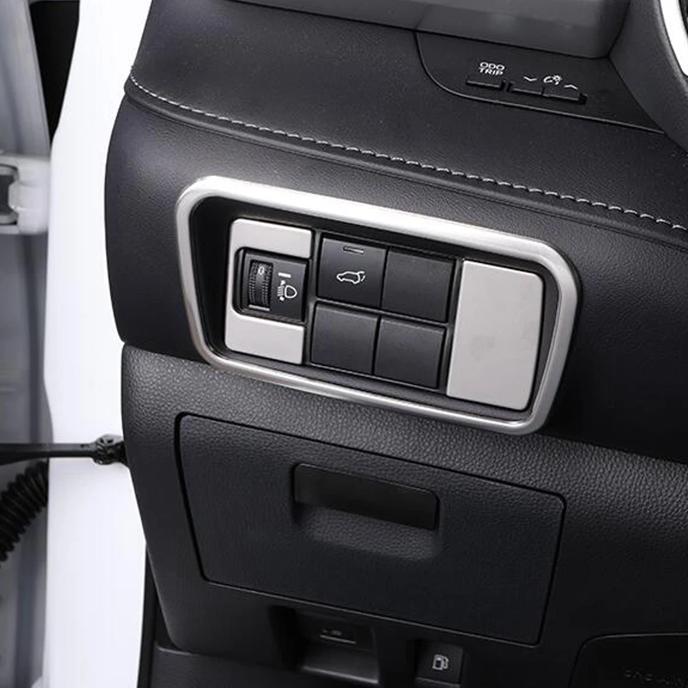 

Подходит для Toyota Highlander 2020 2021 XU70 Kluger, Стайлинг автомобиля, нержавеющая сталь, декоративная рамка фары, панель управления, блестки