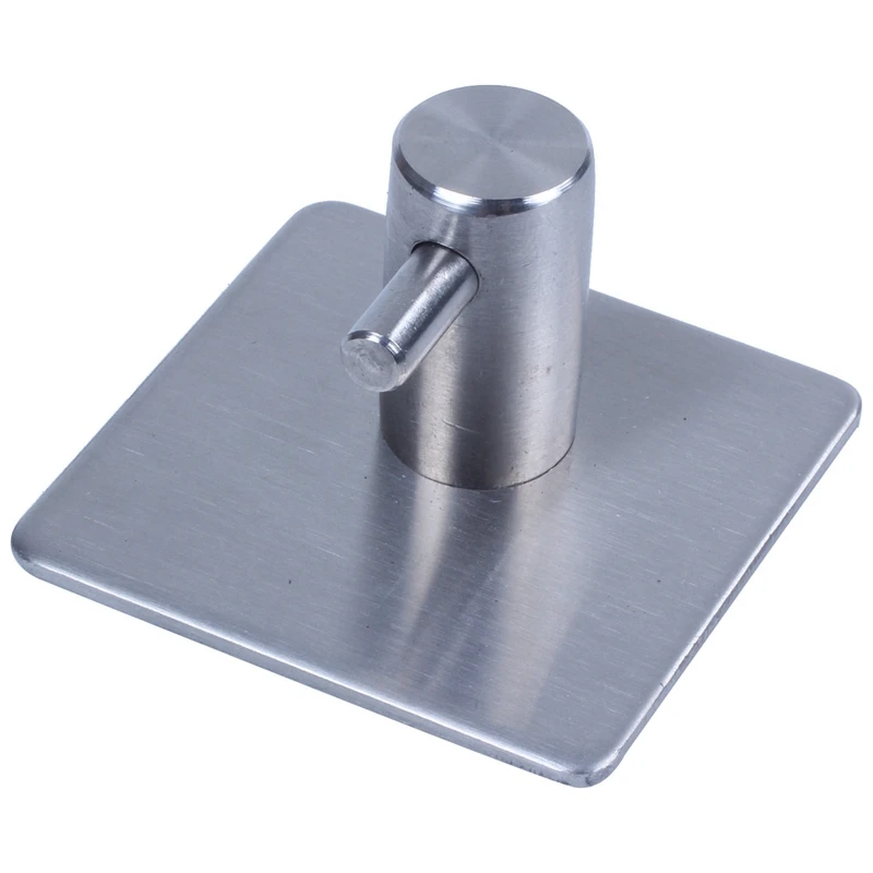 Серебряный ванная комната туалет самоклеющиеся одно пальто и крючок для халата