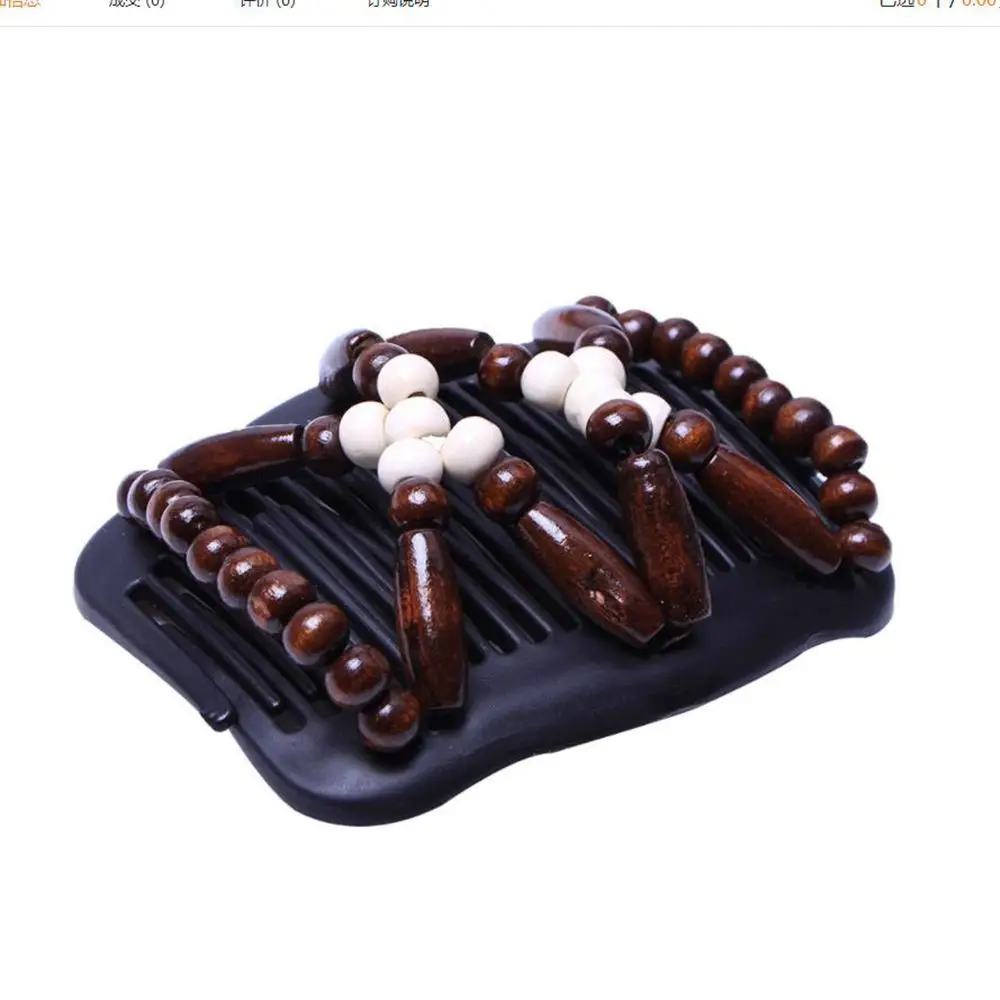 1 шт. двойные деревянные бусины расческа для волос волшебные заколки невидимки