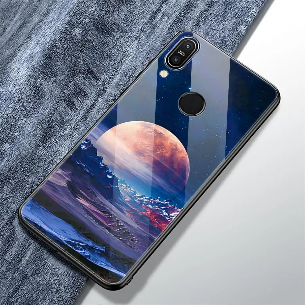 Чехол для ASUS Zenfone Max Pro M1 M2 ZB602KL ZB631KL стеклянный чехол с узором ZB601KL ZB633KL мягкий