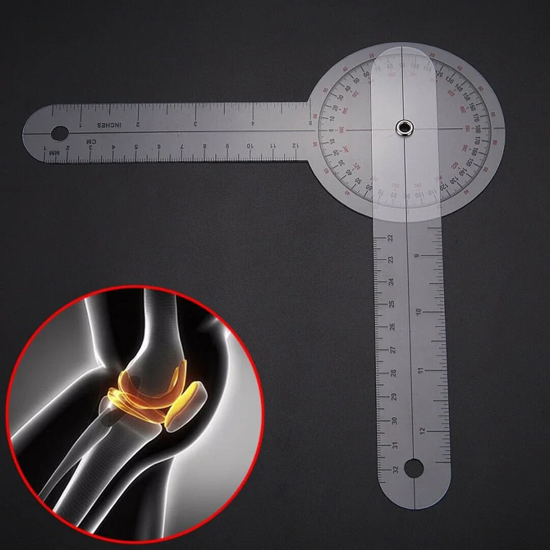 

1pcs 320mm physiological goniometer angle goniometer inch ruler joint curvature measurement medical removal