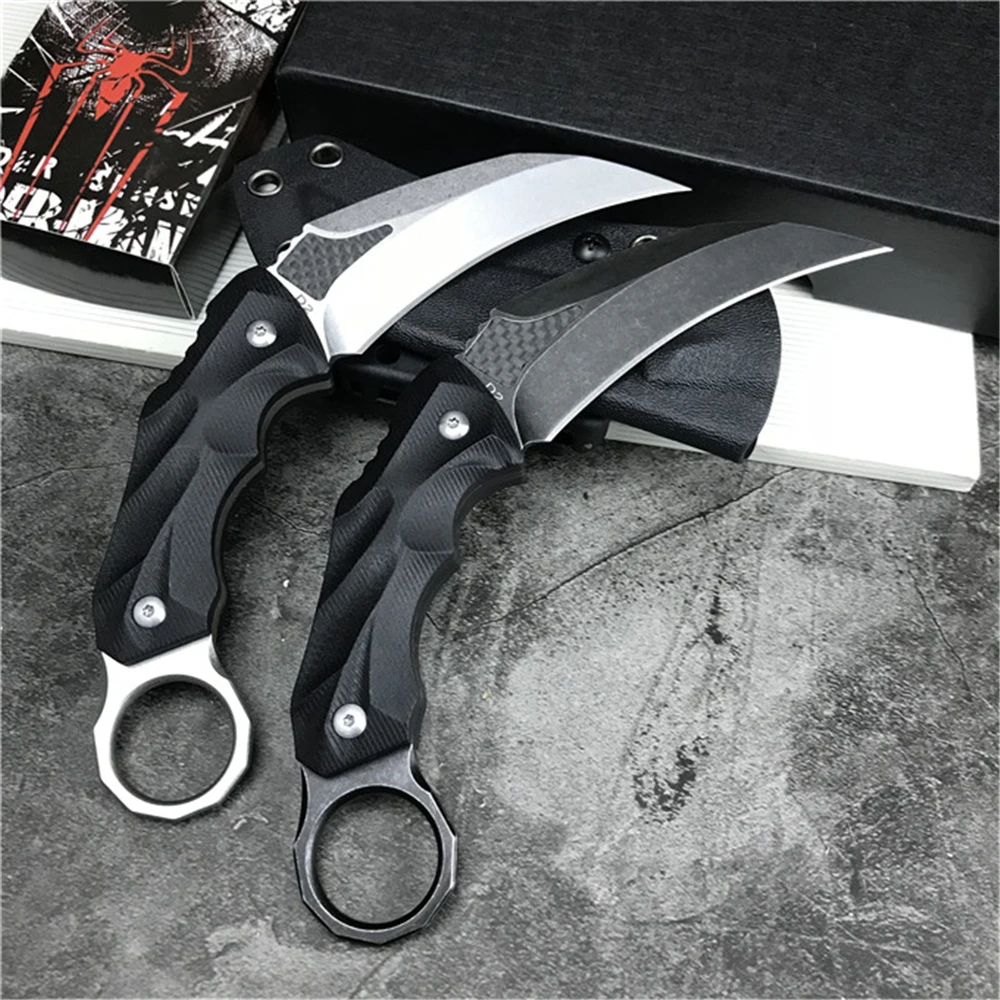 Karambit Knives CSGO Hunting Knife Tactical Claw Camp Hike Outdoor Self Defense Survival Tools EDC Military Fixed Blade Knifes |