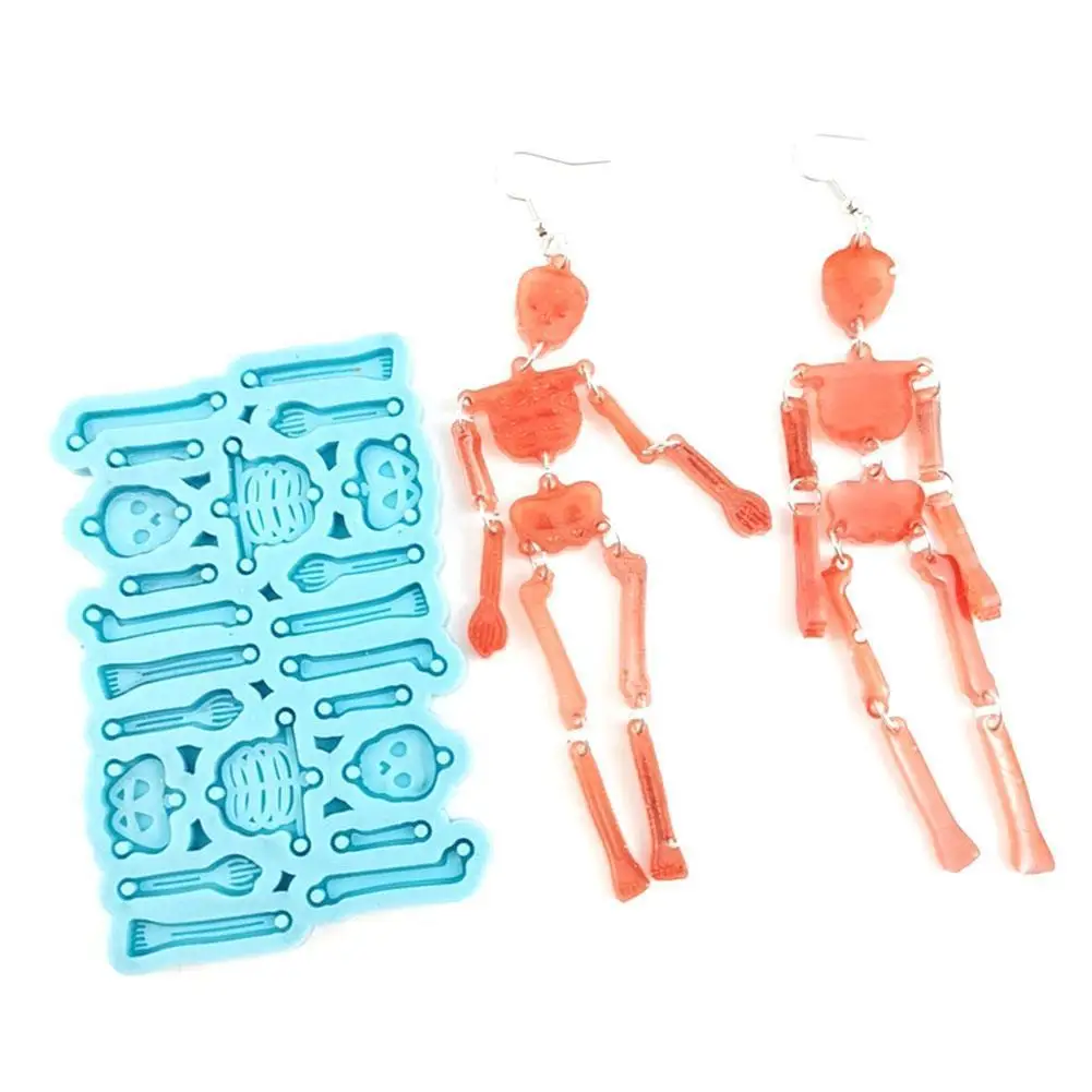 

Форма из смолы для рукоделия «сделай сам», инструмент для изготовления ювелирных изделий, литая силиконовая форма для Хэллоуина, Лидер прод...