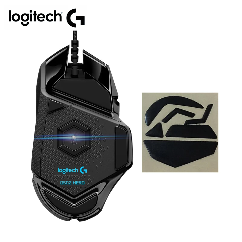 

Коньки для мыши Logitech G502 HERO G502 LIGHTSPEED, 2 шт., 3 м, съемный клей для подножек для мыши G502