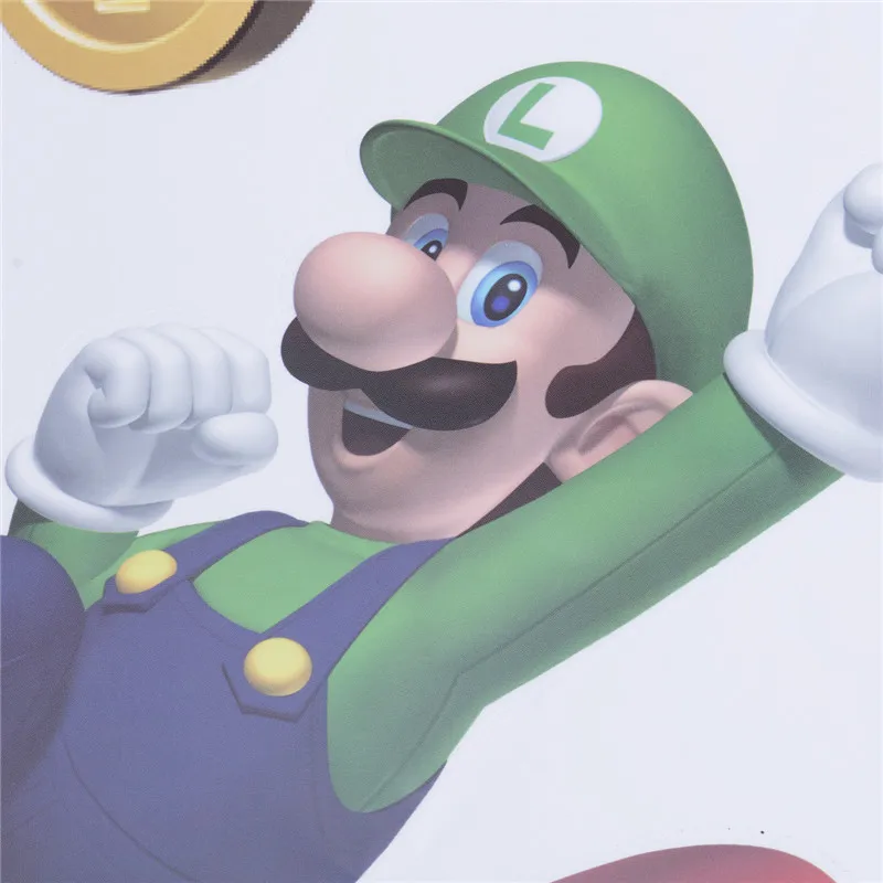 Многокомпонентная упаковка Супер Марио наклейка на стену Бесплатная комбинация