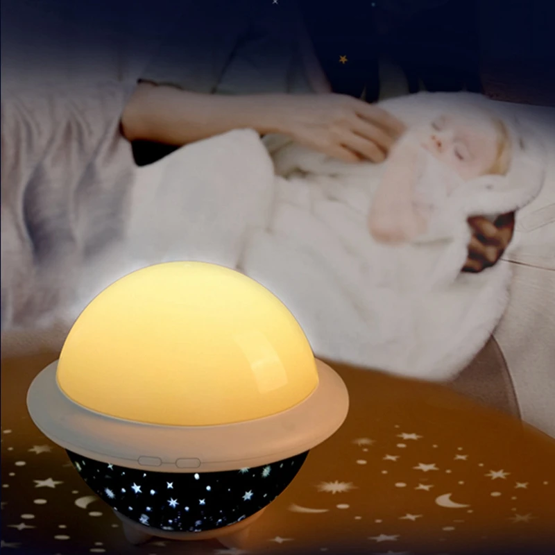 

Mini Star Projector USB LED Starry Night Light for Kids Bedroom and Party Lamp 360Degree Rotating Fun Holiday Gift