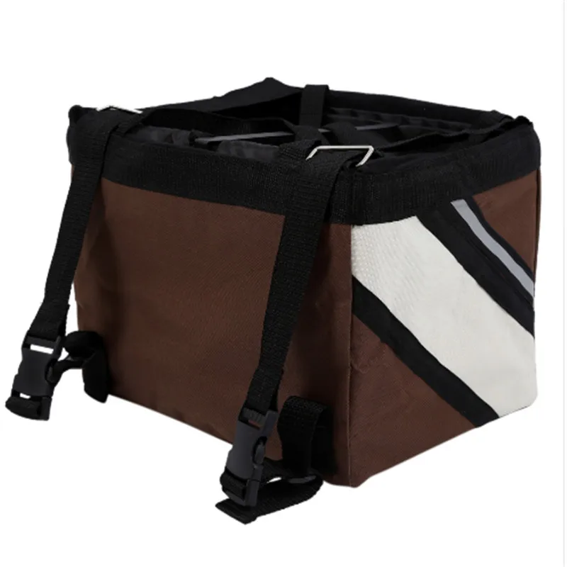 Складная велосипедная корзина из ткани Оксфорд передняя сумка на руль