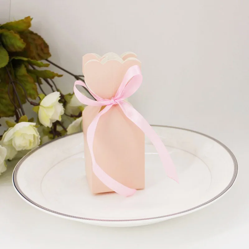 Pink 2 Новые креативные подарочные пакеты для свадебных церемоний, Подарочная коробка для конфет на свадьбу, день рождения, вечерние подарки для гостей Elmo - Цвет: Pink 2